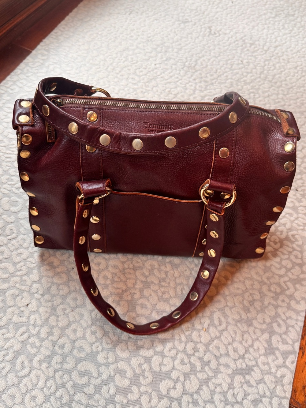 Hammitt Los Angeles Women's  Leather Stud Tote - Picture 2 of 16